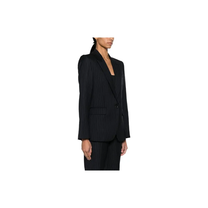 NILI LOTAN Business Suits Coats Women's Navy-3