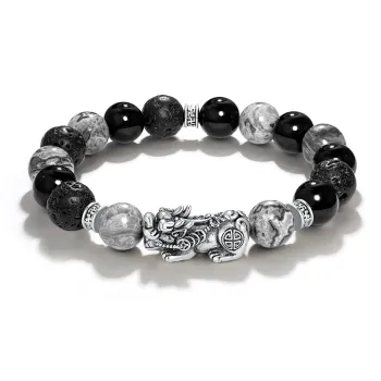 Jodie&Kevin Map Stone Bracelets Men's