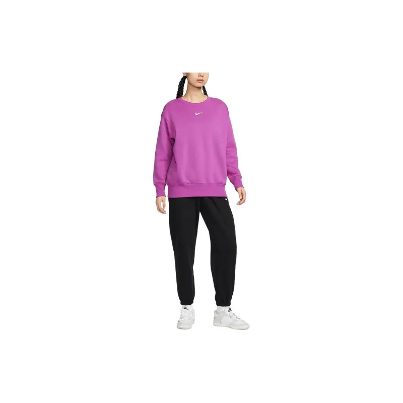 Nike Sportswear Phoenix Fleece Oversize Sweatshirt Women's Hot Fuchsia-2