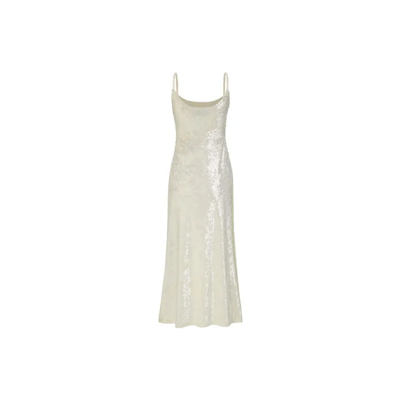 TAMMY TANGS Slip Dresses Women's Apricot-1