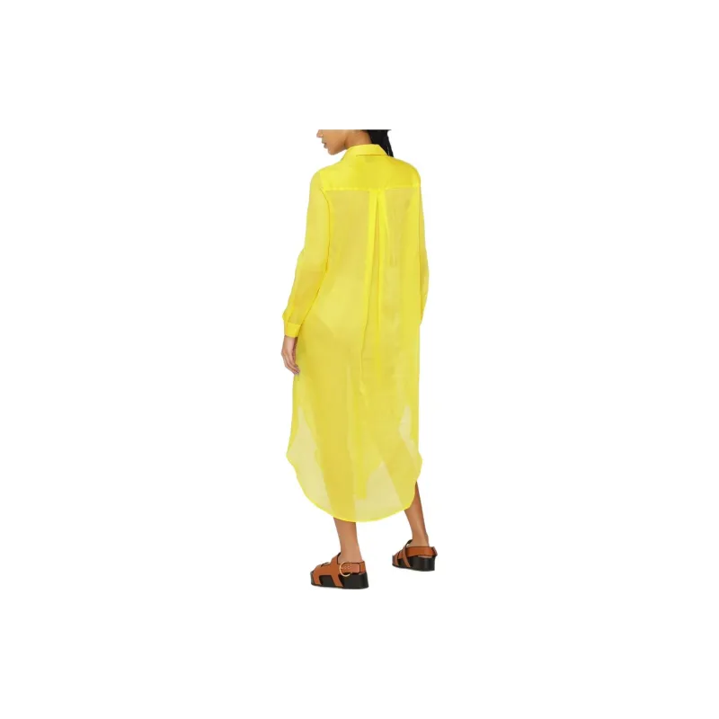 PINKO Long Sleeved Dresses Women's Yellow-2