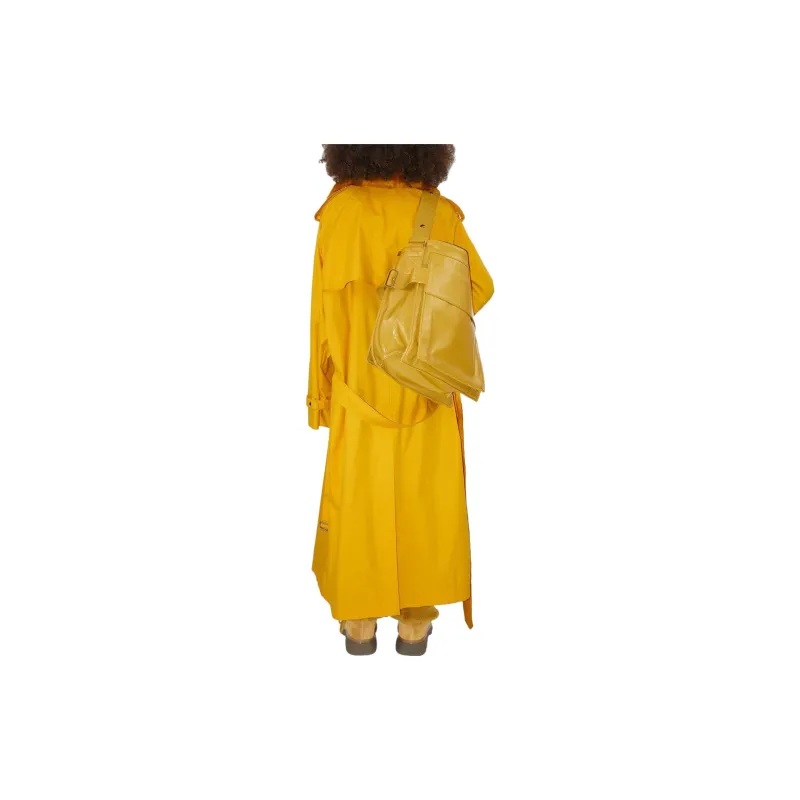 Burberry Trench Coats Women's Yellow-2