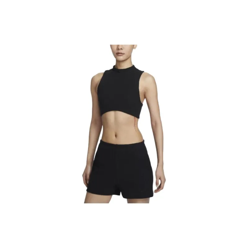 Nike Mock neck Ribbed Crop Top-2