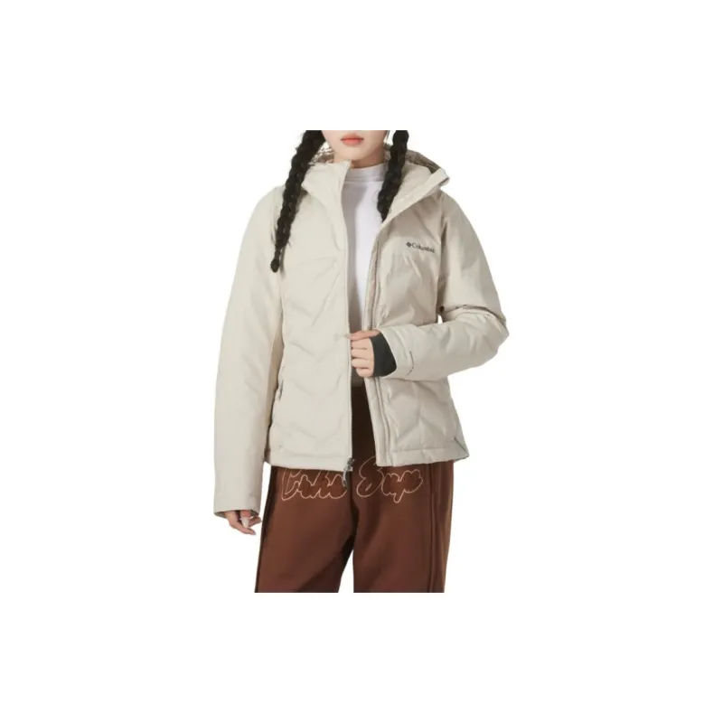 Columbia Down Jacket Women's White-2