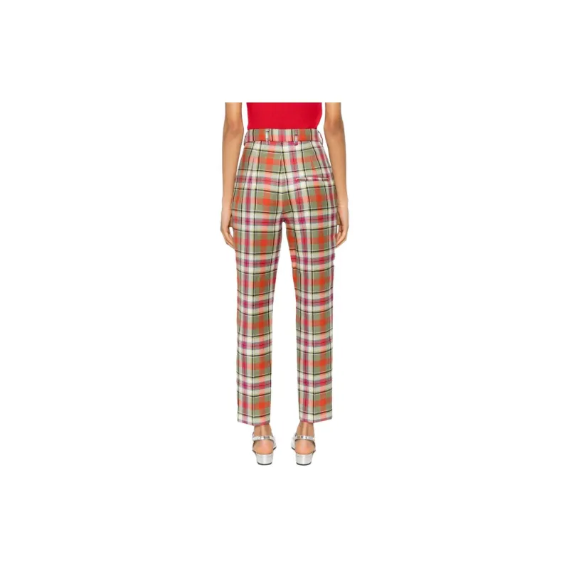 Vivienne Westwood Checked Cigarette Trousers-1