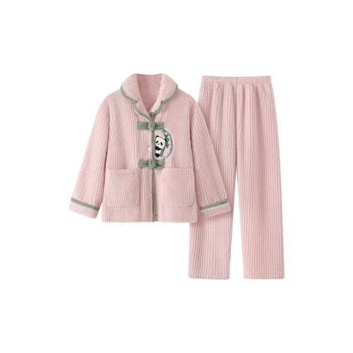 Maultiay Pajama Set Women's Pink