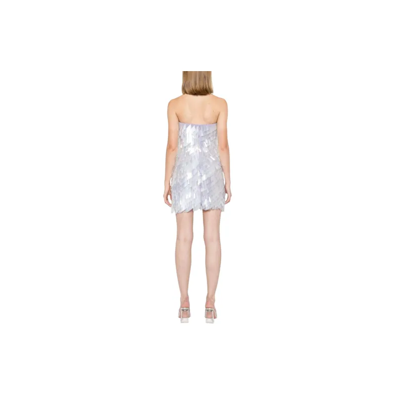 The Attico Paillette embellished Mini Dress-2