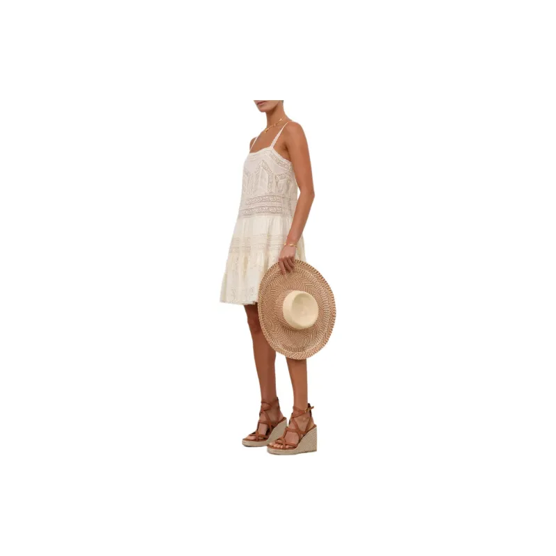 Zimmermann Lace Detailed Sleeveless Dress-4