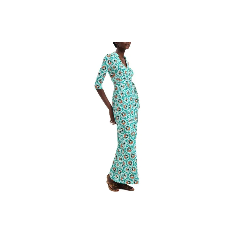 DVF Diane Von Furstenberg Long-Sleeved Dresses Women's Green-1