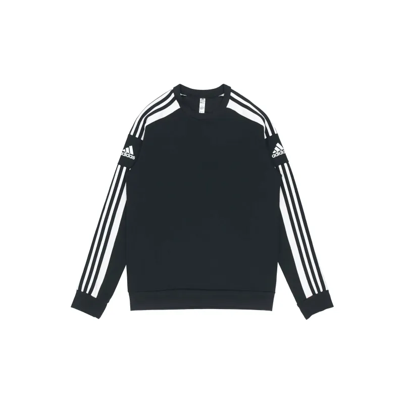 Adidas Sweatshirt Set Unisex Black+Necklace-2
