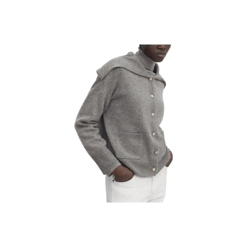 Massimo Dutti Knitwear Women's Gray-3
