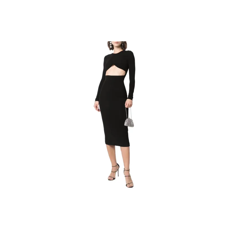 DSQUARED 2 Cut Out Round Neck Dress-1