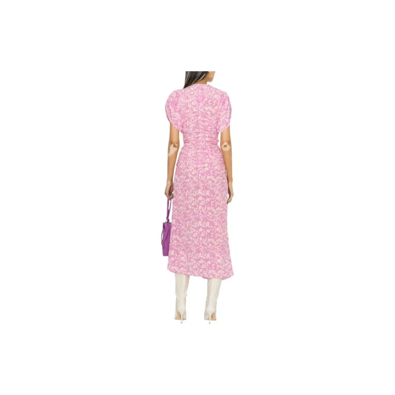 ISABEL MARANT Short Sleeved Dresses Women's Pink-2