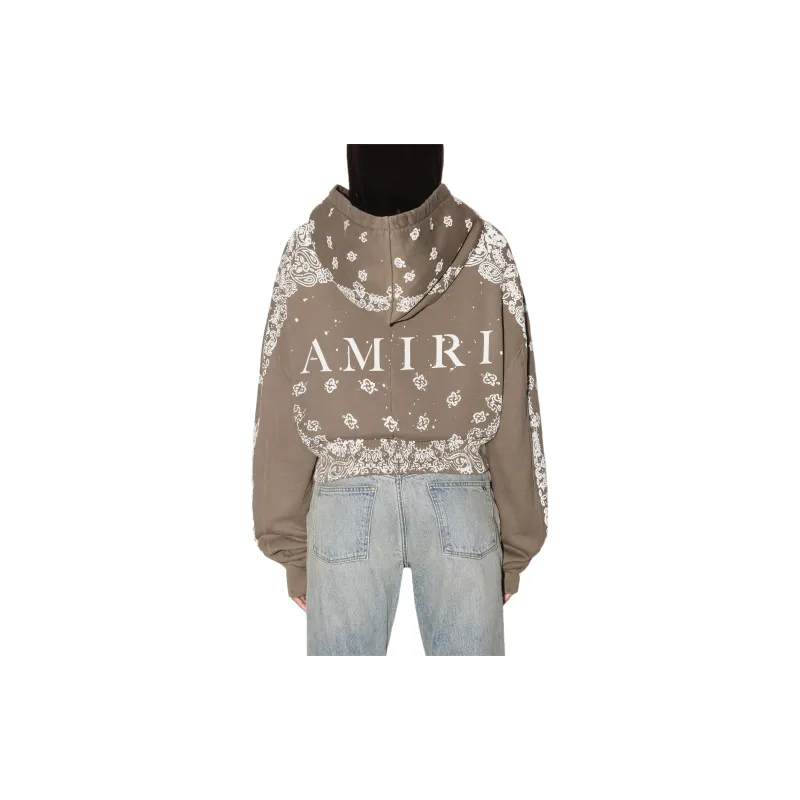 AMIRI Sweatshirts Women's Olive Green-3