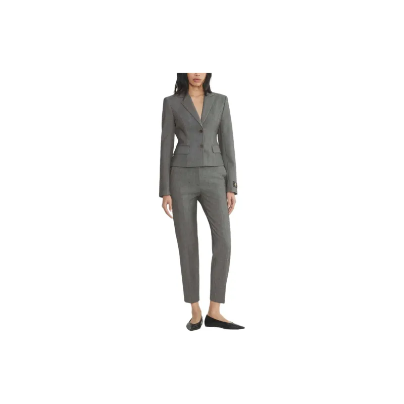 ARITZIA FW24 Babaton Curate Blazer Business Suit Women's Heather Charcoal/Stone Phoebe Zhennan Charcoal-2