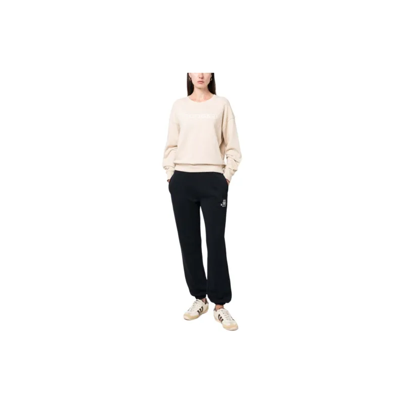Tommy Hilfiger Monogram embroidered Cotton Track Pants-1