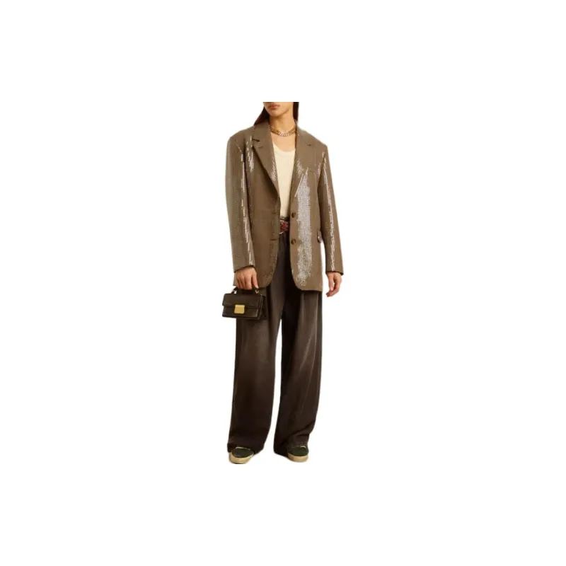 Golden Goose Single Breasted Squinned Jacket-2