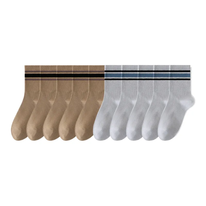 Lan Miao Mid Calf Socks Men's 10 Pack-4