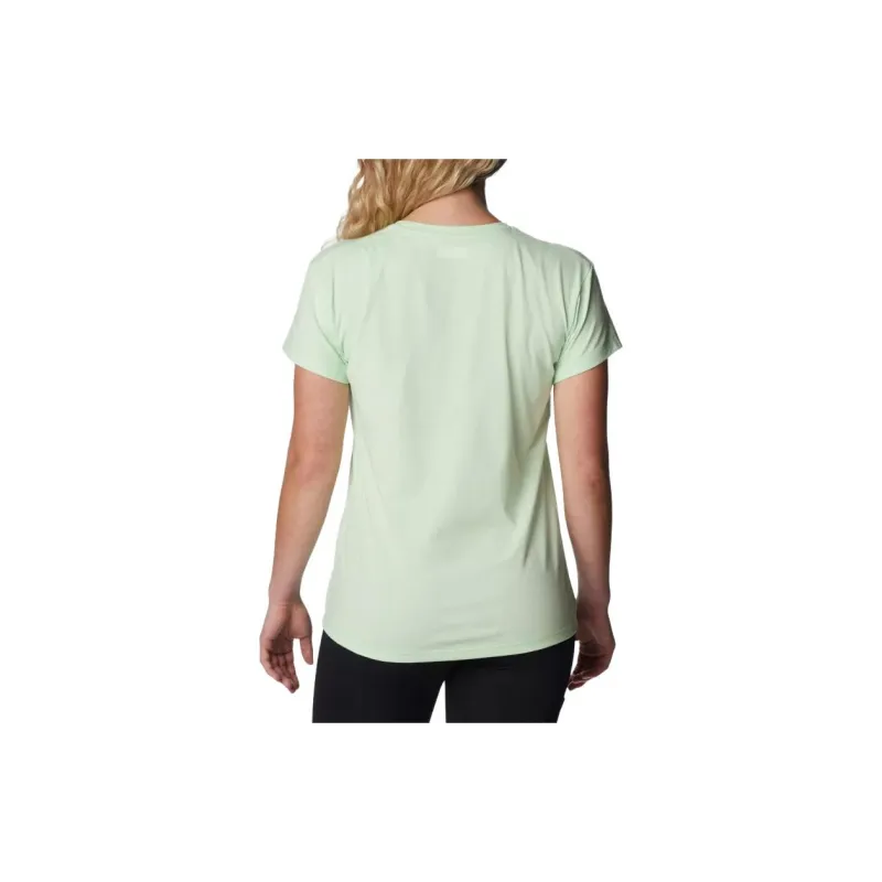 Columbia T-Shirts Women's Light Green-2