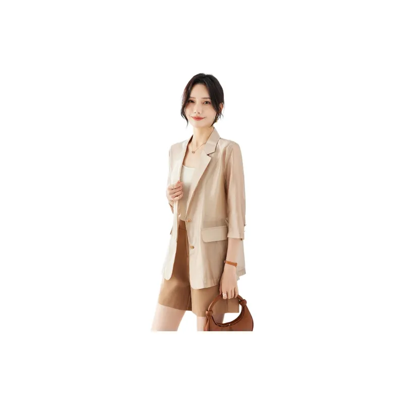 TERRE BLEUE Business Suit Women's Champagne-5