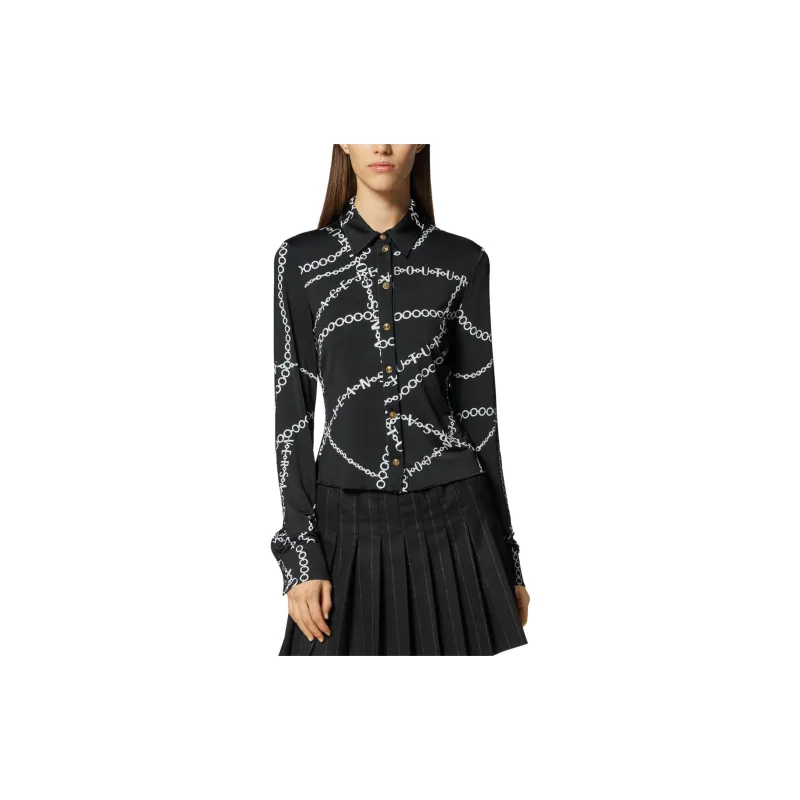 VERSACE Shirts Women's Black-3