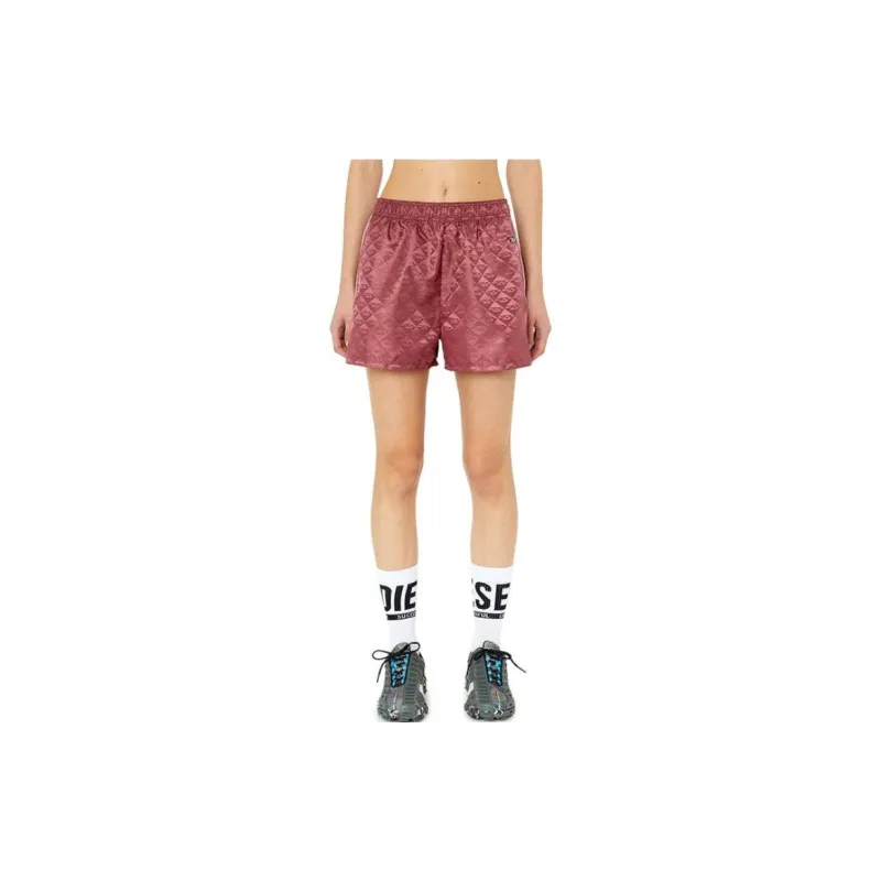 DIESEL Sport Sports Shorts Women's Bright Pink-1