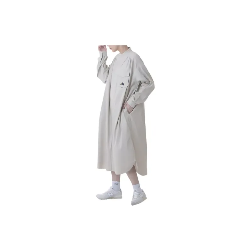 New Balance Long Sleeved Dress Women's Gray-3