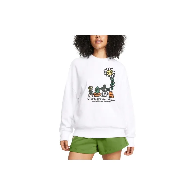 Under Armour Icon Sweatshirt Women's White-2