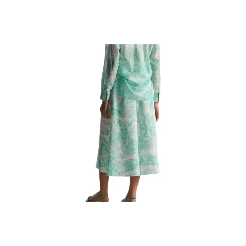 DIOR DIORiviera Trumpet Mid Length Skirt-4