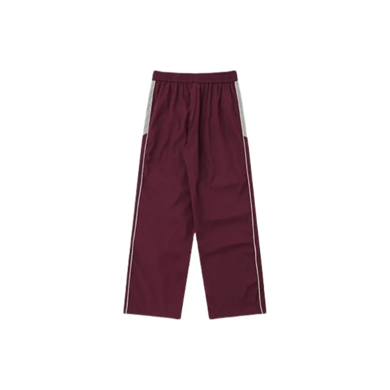 Vine Color Casual Pants Unisex-3