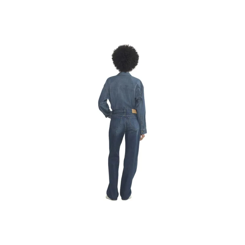 ARITZIA Denim Forum The '90s Lggy Lo-Rise Baggy Jean Jeans Women's Dark Bleu/Dark Blue-2
