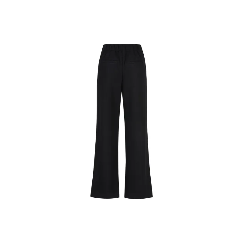 JZ. ANNAKRO Casual Pants Women's Plain Black-1