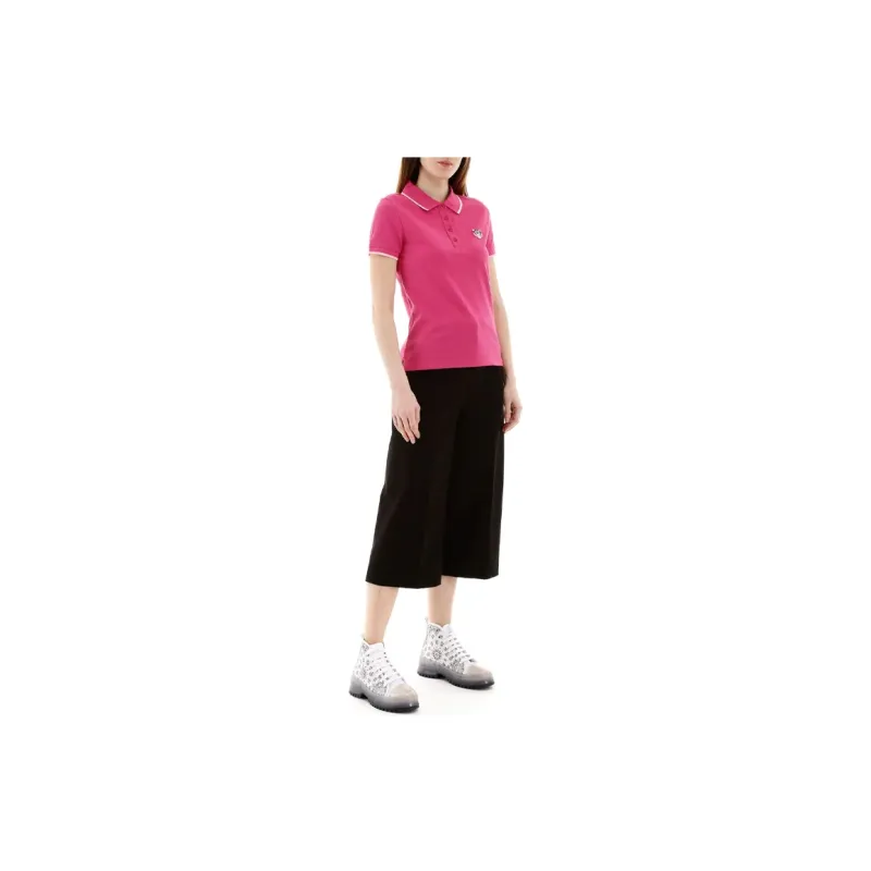 KENZO Polo Shirts Women's Rose Red-1