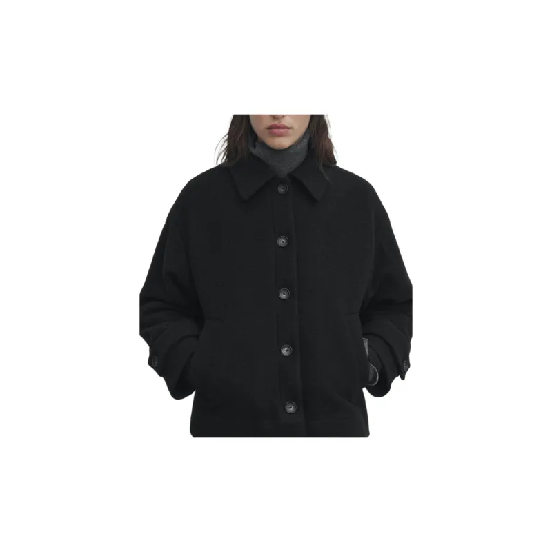 Massimo Dutti Jackets Coats Women's Black-2