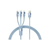 Blue 1.5m[Apple+Android+Type-C]7.5W Fast Charging Cable