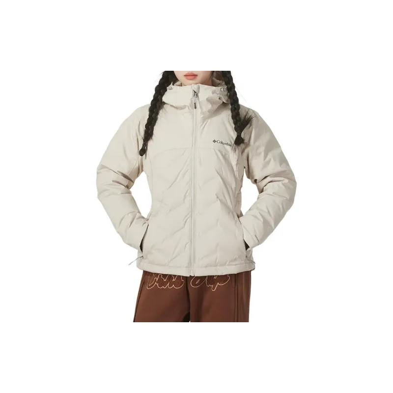 Columbia Down Jacket Women's White-1