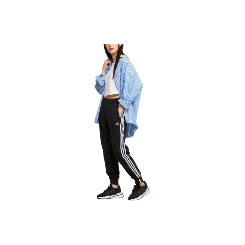 Adidas Knitted Sweatpants Women's Black-7