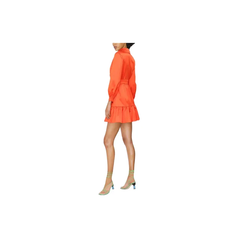 MOSCHINO Long-Sleeved Dresses Women's Orange-2