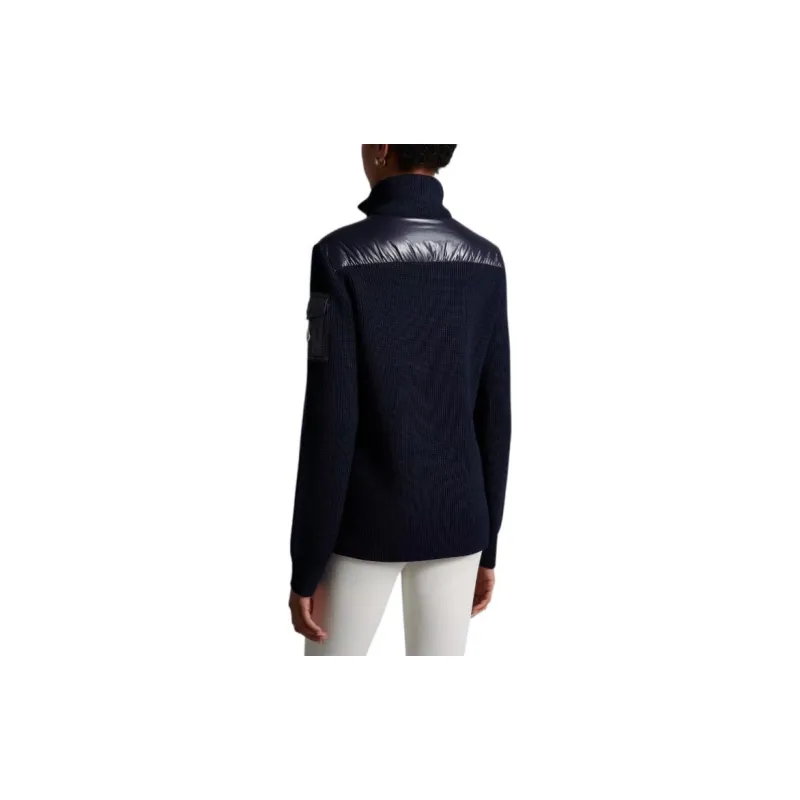 Moncler FW22 Down Jacket Women's Navy Blue-4