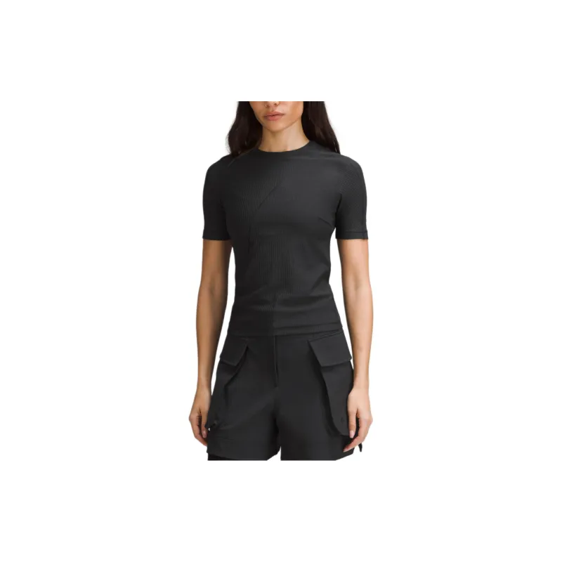 Lululemon T Shirt Women's Black-2