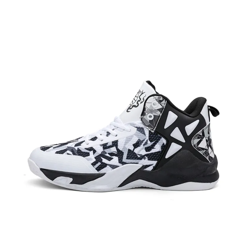 GQWE Cushioning Breathable Lightweight High-Top Basketball Shoes Unisex-26