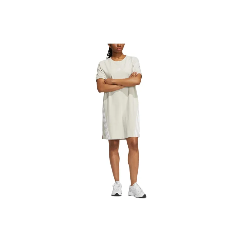 Adidas Originals Short Sleeved Dresses Women's Ecru-1