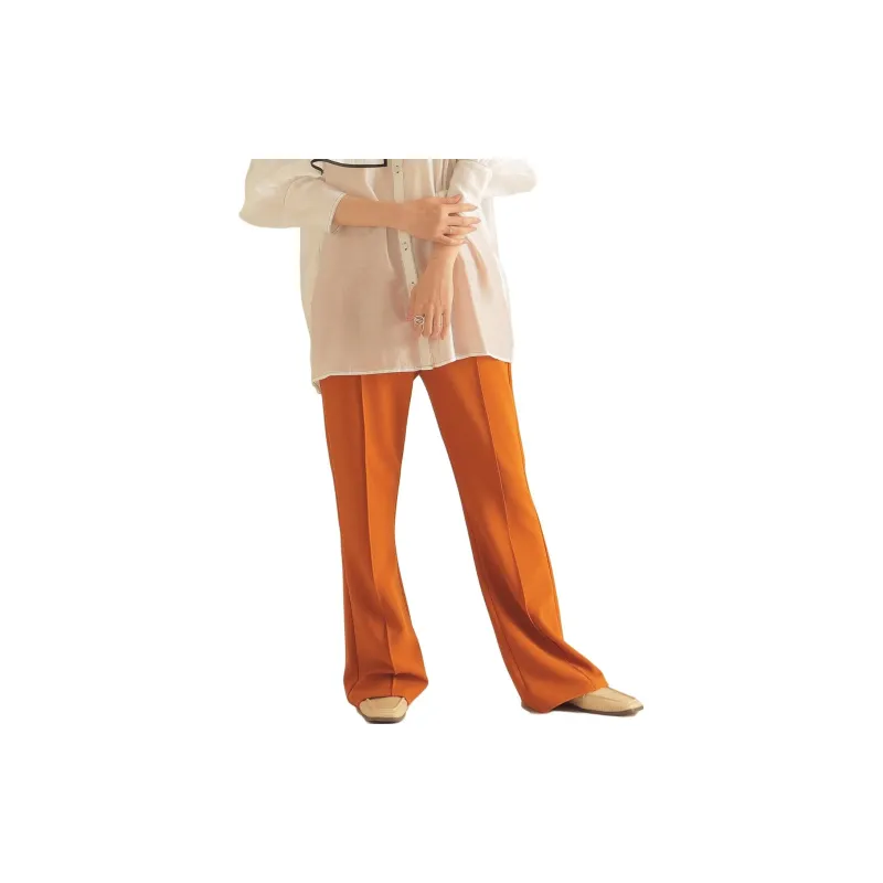 Beams Casual Pants Women's Orange-2
