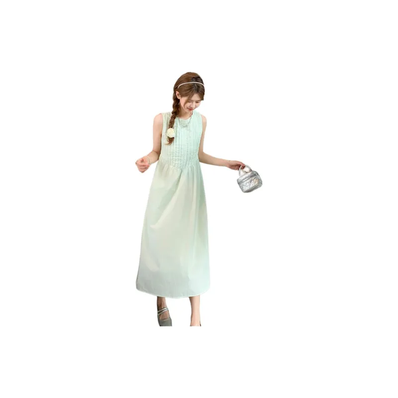 Juden Choi Sleeveless Dress Women's Green-2