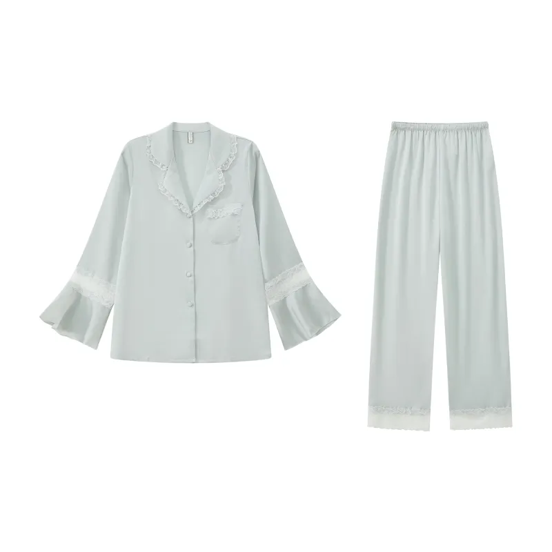 Kosrood Pajama Set Women's Light Blue-0