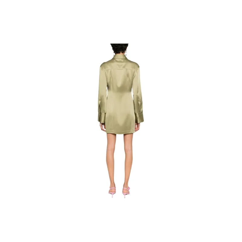 Blumarine Satin Mini Dress-2