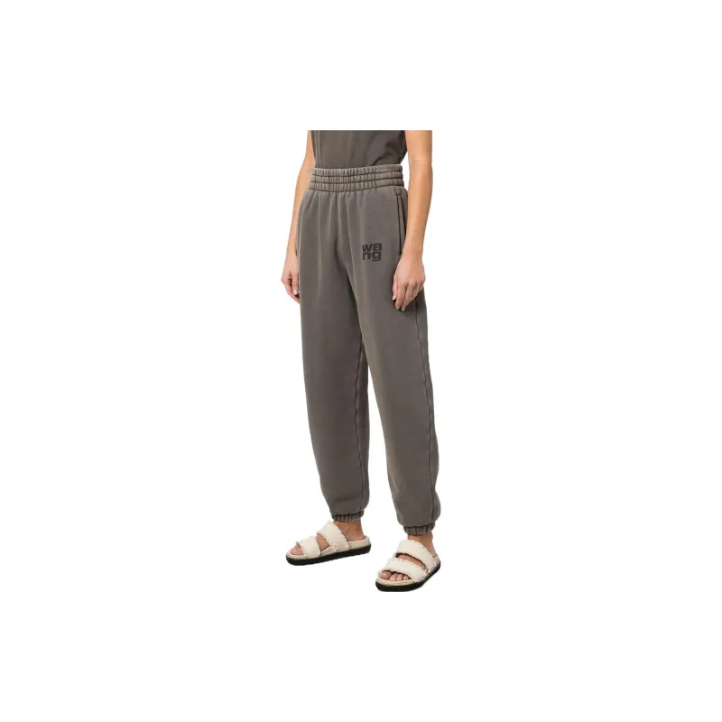 Alexander Wang Knitted Sweatpants Women's Brown-3