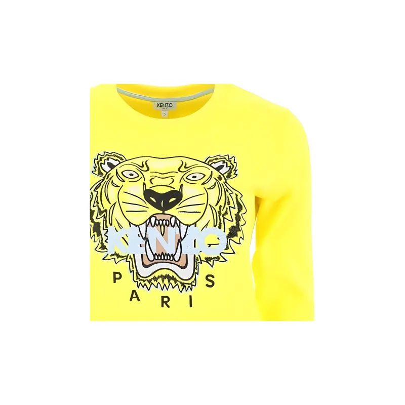 KENZO Sweatshirt Women's Yellow-4