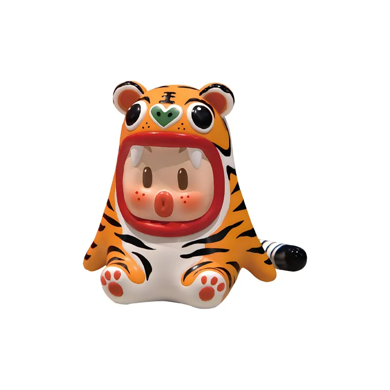Flesh Garden Meatball Chopper Year Of The Tiger Trendy Toy Ornament Chibi Figures-0