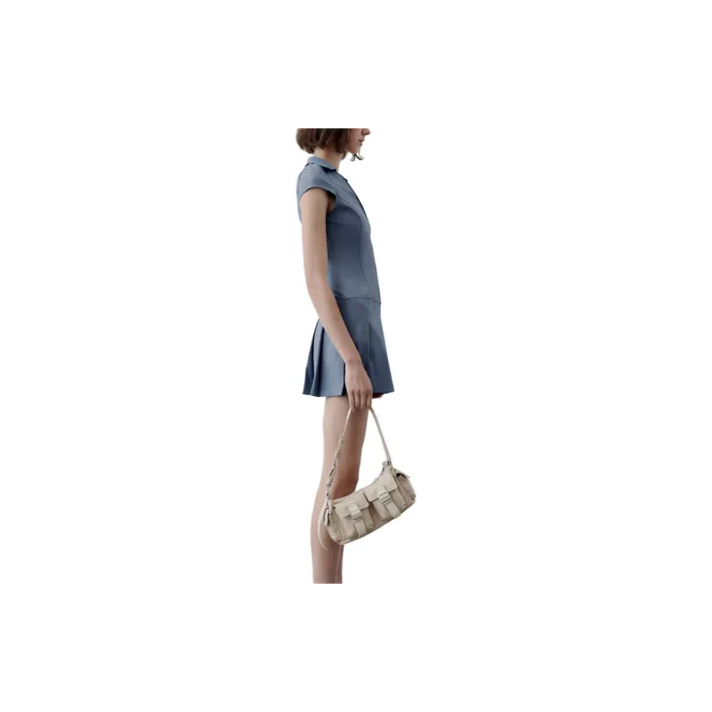 ZARA Short Sleeved Dress Women's Ocean-4